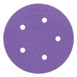 3M 732U Cubitron II Hookit Paper Disc, 120+ Grit, C-weight, Purple, 5 in x NH, 5HL, Die 500FH (7100044451) (250 Pack)