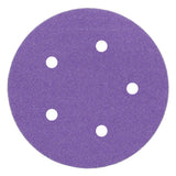 3M 732U Cubitron II Hookit Paper Disc, 120+ Grit, C-weight, Purple, 5 in x NH, 5HL, Die 500FH (7100044451) (250 Pack)