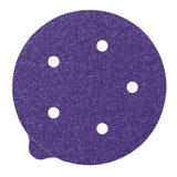 3M 732U Cubitron II Stikit Paper Disc, 80+ C-weight, 5 in x NH, 5HL, Linered w/Tab, Die 500FH (7100044454) (2000 Pack)