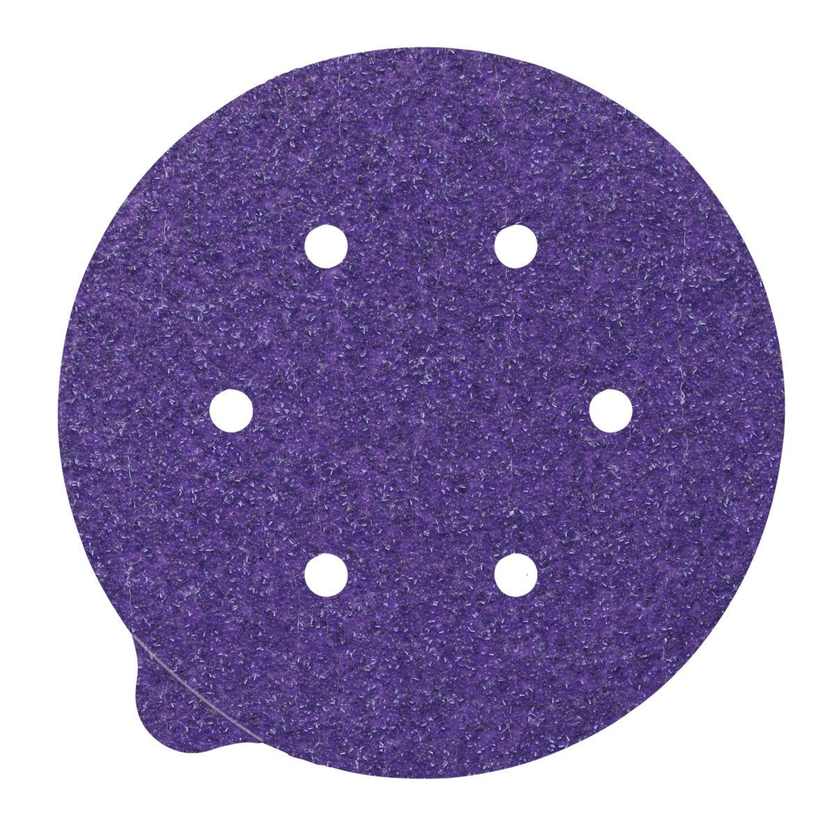 3M 732U Cubitron II Stikit Paper Disc, 80+ C-weight, 6 in x NH, 6HL, Linered w/Tab, Die 600HZ (7100044456) (2000 Pack)