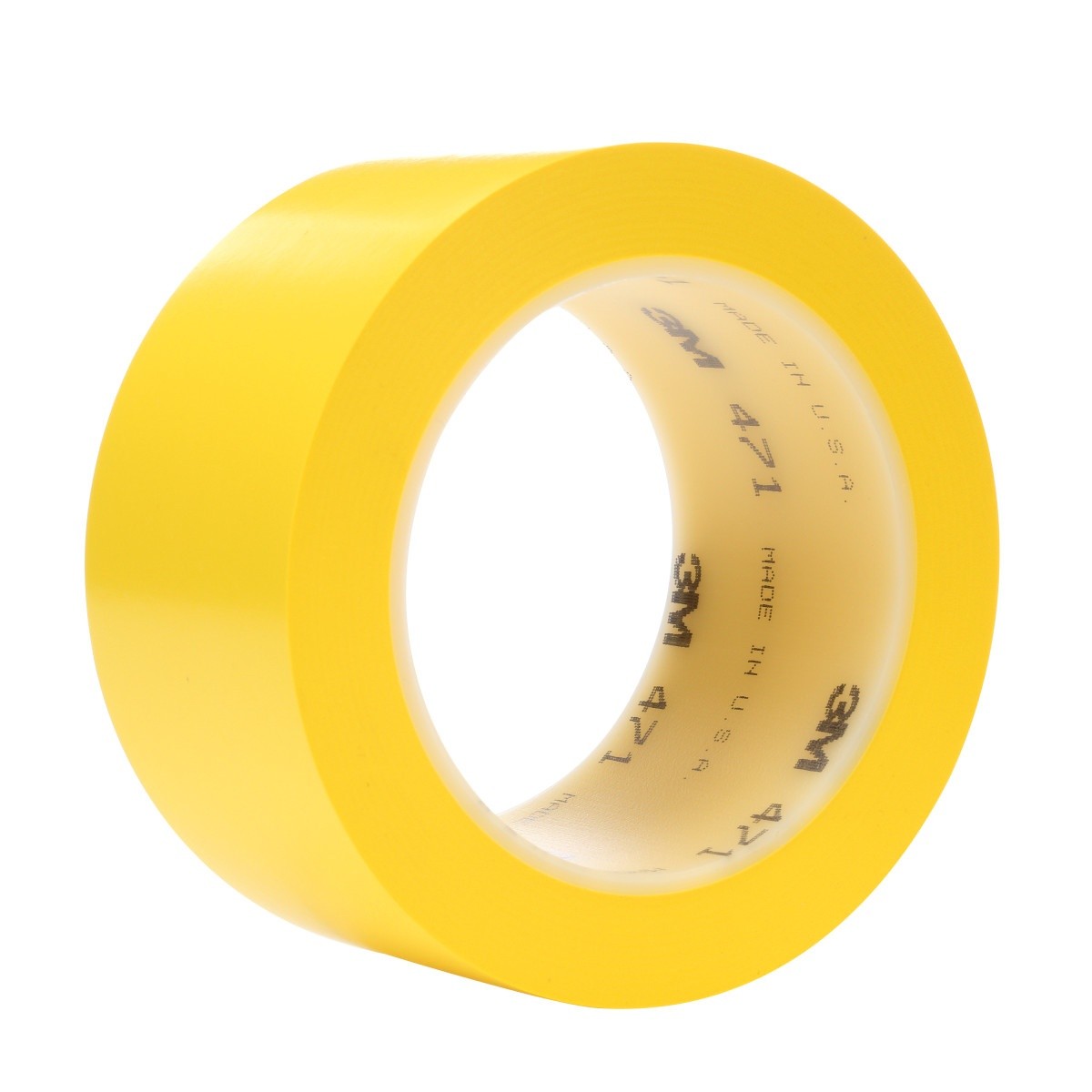 3M 471 Vinyl Tape, Yellow, 2 in x 36 yd, 5.2 mil (7100044478) (24 Pack) - 2