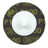3M 361F Roloc Disc, P100 YF-weight, TR, 1 in, Die R100N (7100044582) (500 Pack)