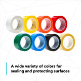 3M 471 Vinyl Tape Orange for Floor Marking and Color Coding, 1 in x 36 yd (7100044623) (36 Pack) - 3