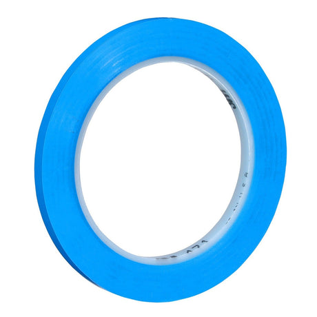 3M 471 Vinyl Tape, Blue, 1/4 in x 36 yd, 5.2 mil (7100044626) (144Pack)