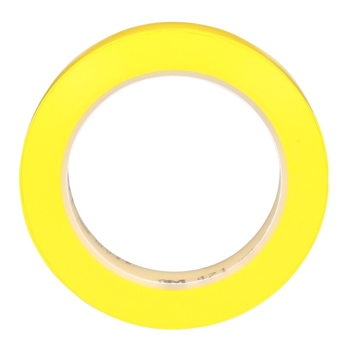 3M 471 Vinyl Tape, Yellow, 3/4 in x 36 yd, 5.2 mil Roll (7100044627) (48 Pack) - 6