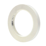 3M 7100044647 07186 Vinyl Tape 471 White, 1/2" x 36 yd. - 2