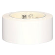 3M 471 Vinyl Tape, White, 2 in x 36 yd, 5.2 mil (7100044650) (24 Pack)