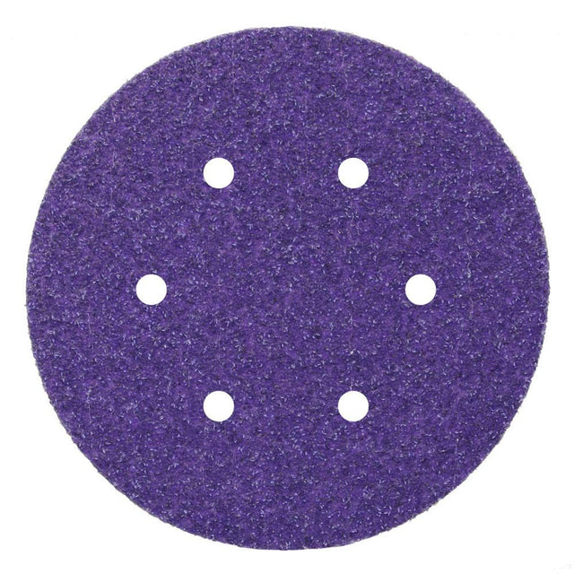 3M 732U Cubitron II Hookit Paper Disc 120+ C-Weight, 6 in x NH, D/F 6HL, Die 600HZ (7100044691) (50 Pack)