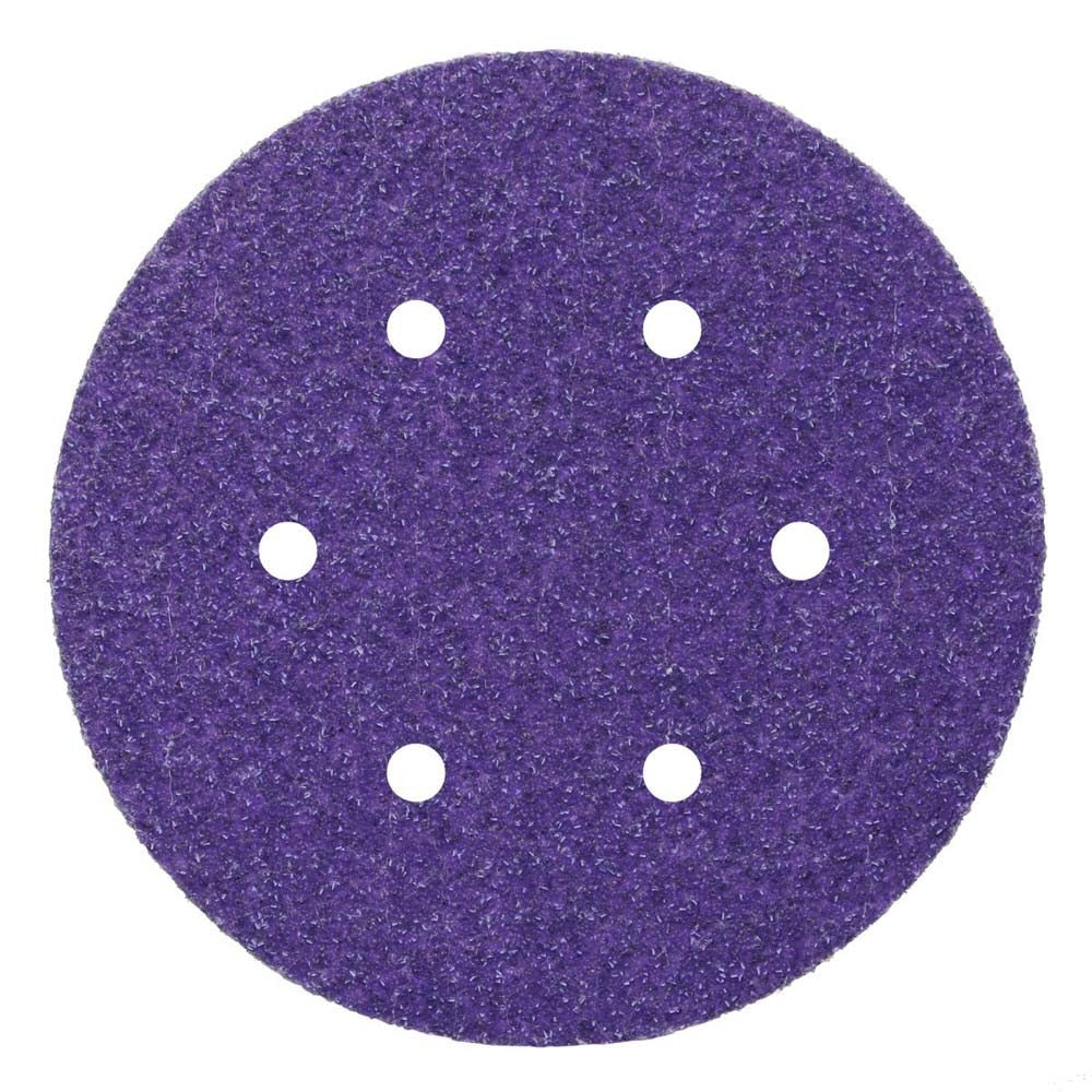 3M 732U Cubitron II Hookit Paper Disc 120+ C-Weight, 6 in x NH, D/F 6HL, Die 600HZ (7100044691) (2000 Pack)