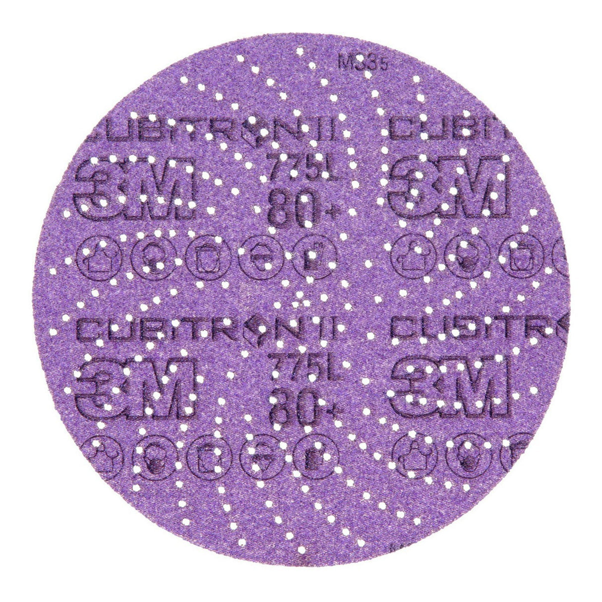 3M 775L Xtract Hookit Film Disc, 80+, Purple, 5 in (7100045072) (250 Pack)