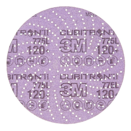 3M 775L Xtract Cubitron II Film Disc 120+ 6 in Die 600LG (7100045073) (50 Pack)