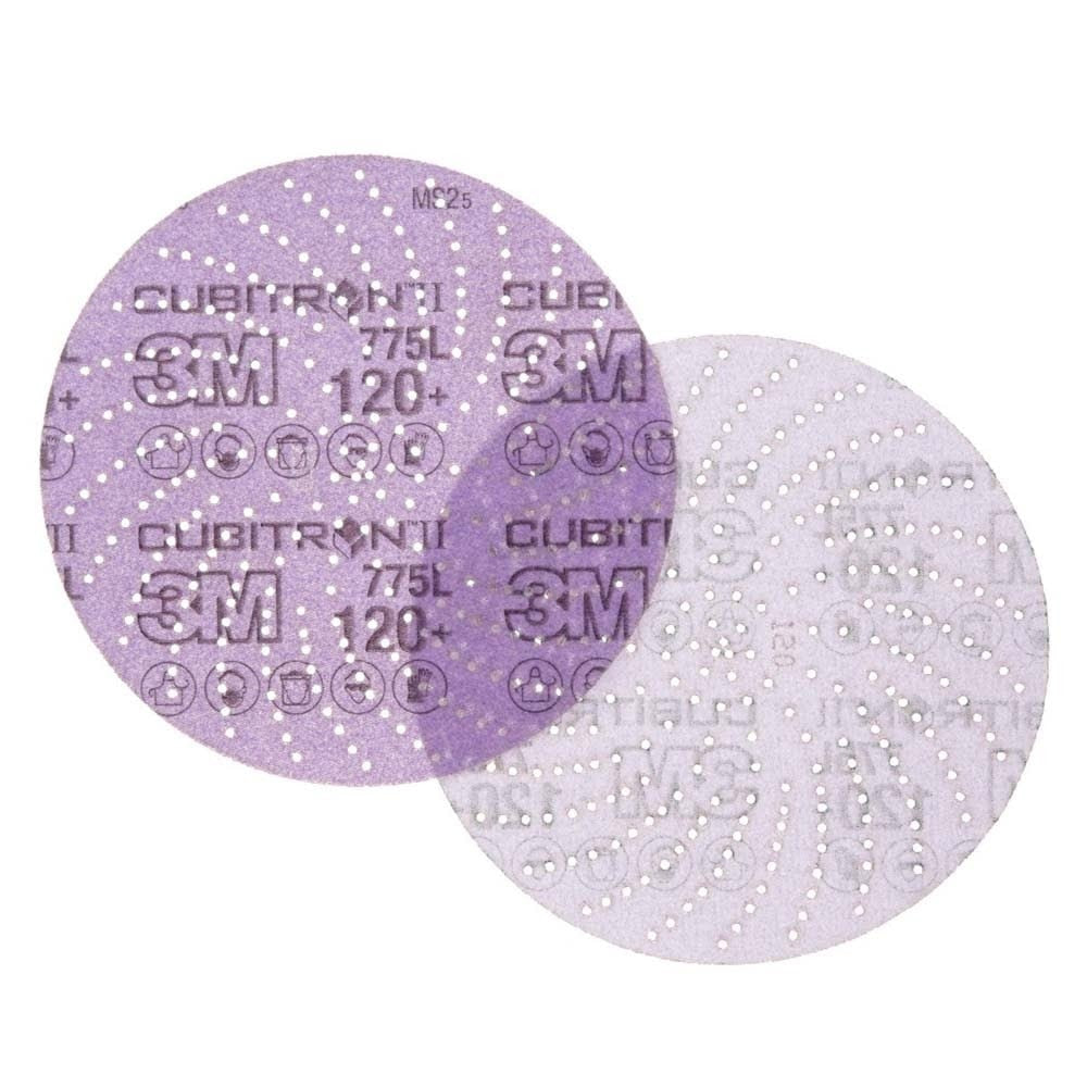 3M 7100045073 Xtract Cubitron II Film Disc 775L 120+ 6 in Die 600LG (50 Pack) - 2