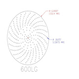 3M 7100045073 Xtract Cubitron II Film Disc 775L 120+ 6 in Die 600LG (50 Pack) - 4