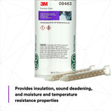 3M 08463 Flexible Foam Two-Part Urethane Sound Deadening Moisture Resistant 200 mL Cartridge (7100045768) (6 Pack) - 5