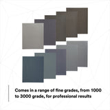 3M 401Q 02032 Wetordry Abrasive Sheet, SiC 1500 Grit, Black, Wet/Dry, 9 in x 11 in (7100045849) (250 Pack) - 8