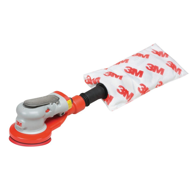 3M 28511 Hookit Elite Self-Generated Vacuum Random Orbital Sander, Pneumatic, 3 in, 3/16 in Orbit (7100046338)
