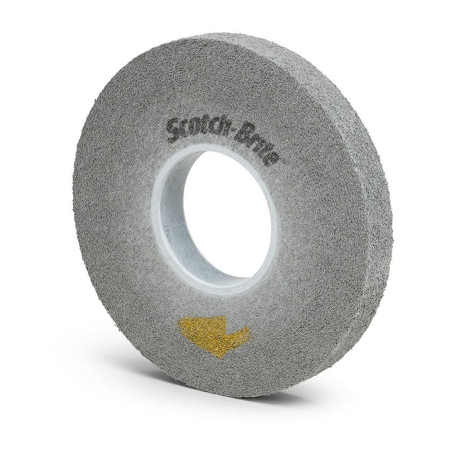 3M EP-WL Scotch-Brite EXL Pro Deburring Convolute Wheel, 10S Fine, Gray, 8 in x 1 in x 3 in (7100046809) (3 Pack)