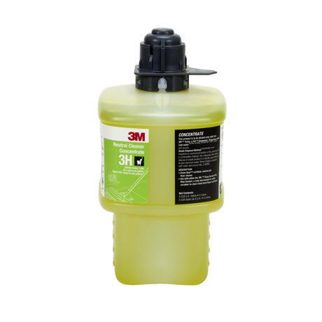 3M Neutral Cleaner Concentrate, Gray Cap, 2 Liter (3H) (7100048759) (6 Pack)