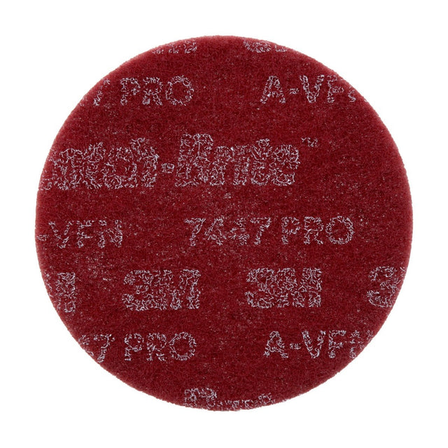 3M 7447 Scotch-Brite PRO Disc, PO-DC, A/O Very Fine, 6 in x NH (7100048870) (100 Pack)