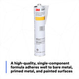 3M 08368 Urethane Seam Sealer, White, High Solids, Permanently Flexible, 310 mL/10.5 fl oz Cartridge (7100049325) (12 Pack) - 6