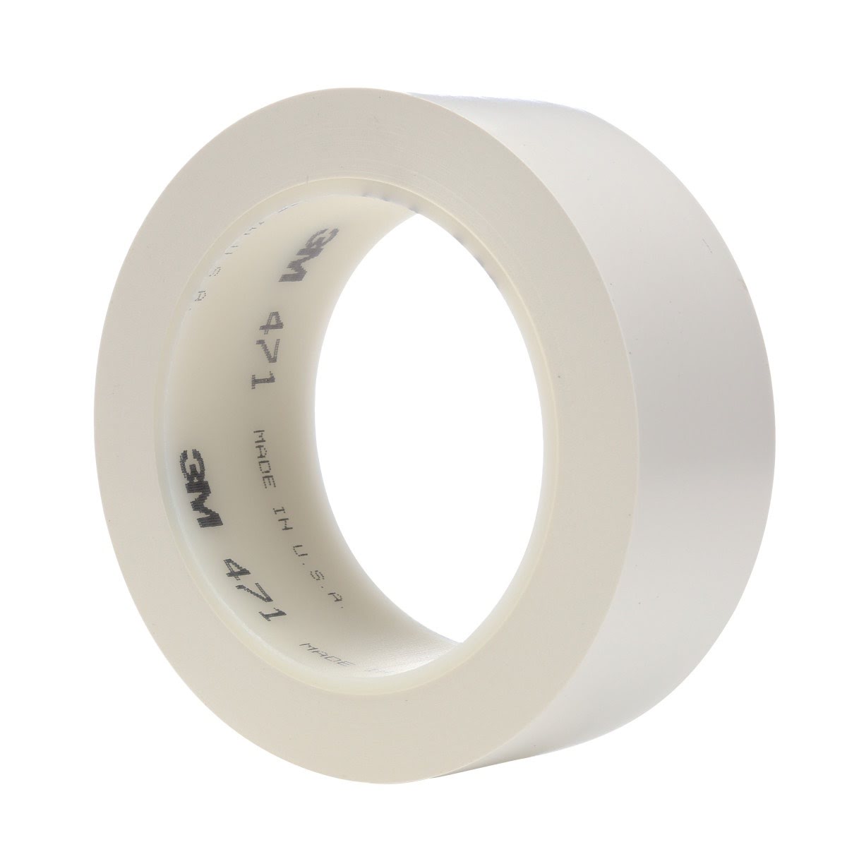 3M 471 Vinyl Floor Marking Tape, White, 1 1/2 in x 36 yd, 5.2 mil (7100049357) (24 Pack) - 2