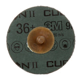 3M 987C Cubitron II Roloc Fibre Disc, TR, 36+, Orange, 3 in, Die R300V (7100050304) (200 Pack) - 2