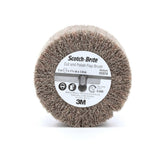 3M PF-ZS 05974 Scotch-Brite Cut and Polish Flap Brush, Aluminum Oxide Medium, Tan, 3 in x 1-3/4 in x 1/4 in (7100050520) (10 Pack)
