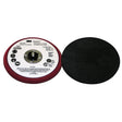 3M Hookit Low Profile Disc Pad, Red, 6 in x 3/8 in, 5/16-24 External (20355) (7100052357) (10 Pack)