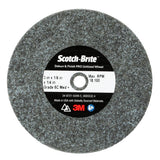 3M DP-UW Scotch-Brite Deburr and Finish PRO Unitized Wheel, 6C Medium+, Gray, 3 in x 1/8 in x 1/4 in Center Hole (7100053418) (40 Pack)