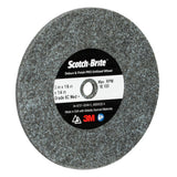 3M DP-UW Scotch-Brite Deburr and Finish PRO Unitized Wheel, 6C Medium+, Gray, 3 in x 1/8 in x 1/4 in Center Hole (7100053418) (40 Pack) - 3