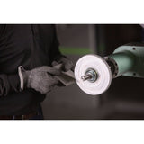 3M DP-UW Scotch-Brite Deburr and Finish PRO Unitized Wheel, Center Hole, Ceramic, Medium+, Gray, 3 in x 1/4 in x 1/4 in (7100053419) (40 Pack) - 6