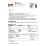 3M 425 Aluminum Foil Tape, Silver, 102 mm x 55 m, 4.6 mil (7100053598) (12 Pack) - 7