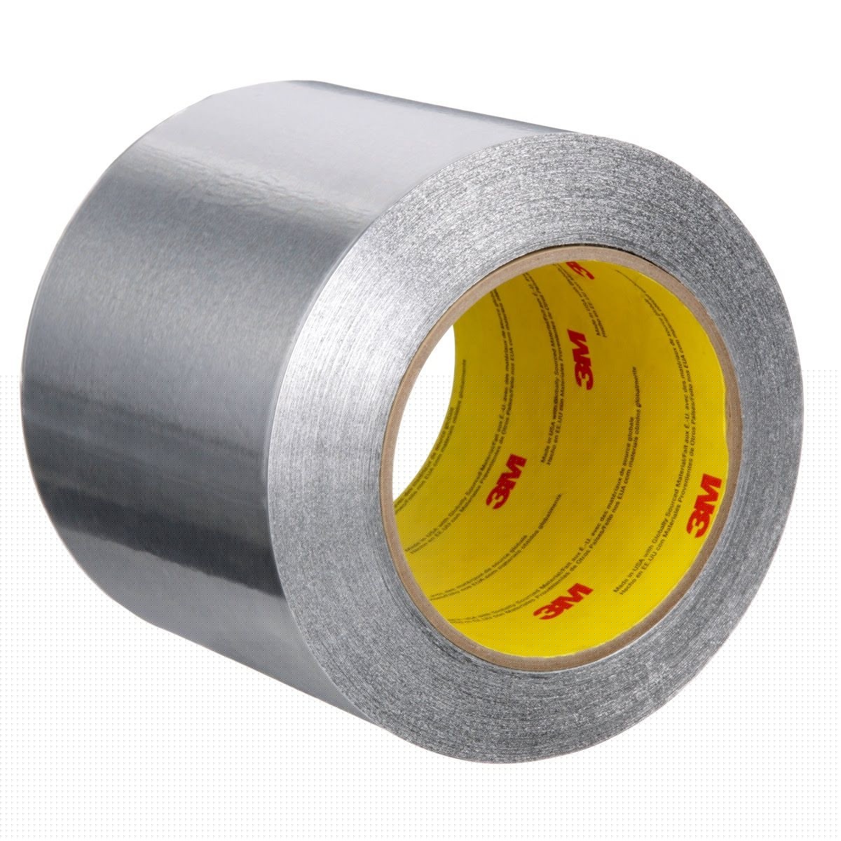 3M 425 Aluminum Foil Tape, Silver, 4 in x 60 yd, 4.6 mil (7100053631) (2 Pack)