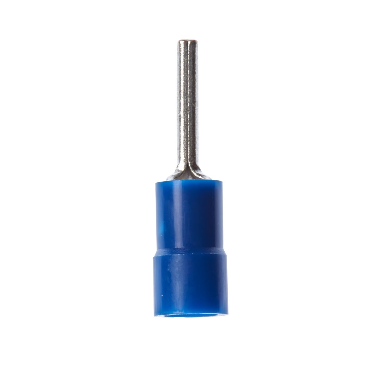 3M MVU14-47PX-A Pin Vinyl Insulated Butted Seam Pin Terminal, Blue, 16-14 AWG, 100 per Bottle (7100055062)