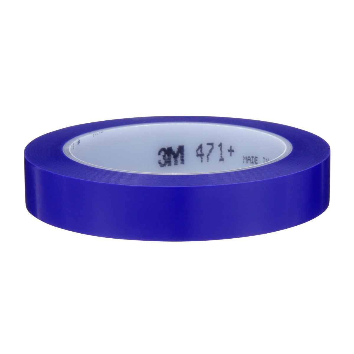 3M 471+ Vinyl Tape, Indigo, 3/4 in x 36 yd, 5.2 mil (PN06409) (7100055259) (12 Pack)