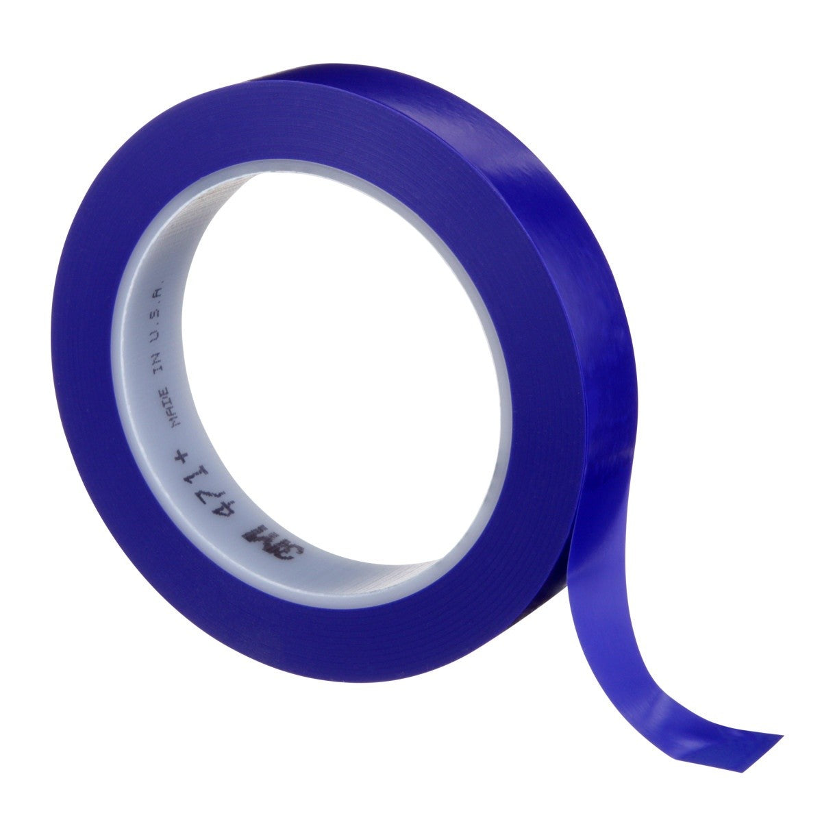 3M 471+ Vinyl Tape, Indigo, 3/4 in x 36 yd, 5.2 mil (PN06409) (7100055259) (12 Pack) - 4