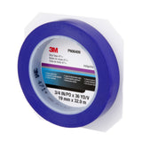 3M 471+ Vinyl Tape, Indigo, 3/4 in x 36 yd, 5.2 mil (PN06409) (7100055259) (12 Pack) - 7