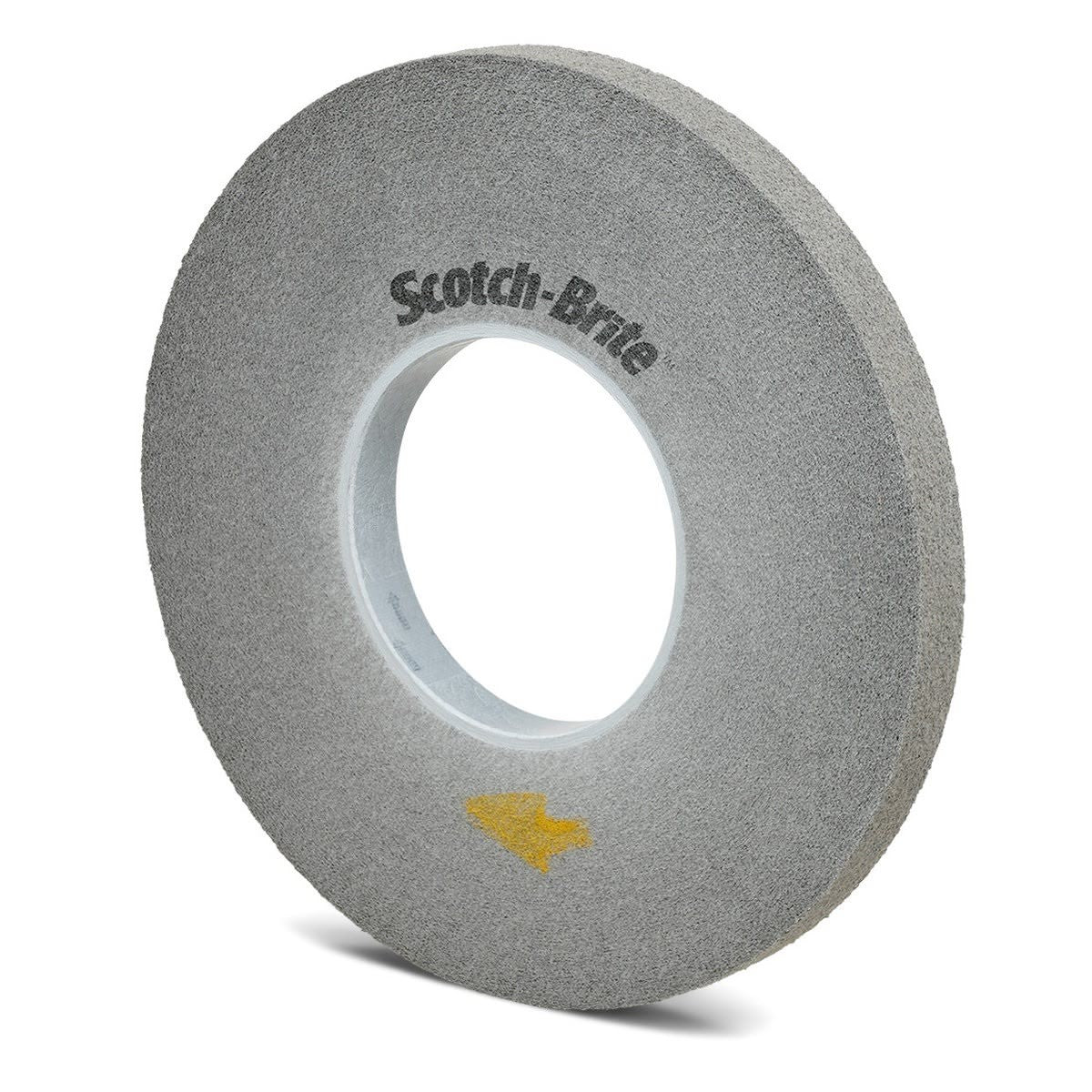3M EP-WL Scotch-Brite EXL Pro Deburring Convolute Wheel, Center Hole, SiC, 10S Fine, Gray, 12 in x 1 in x 5 in (7100055440)