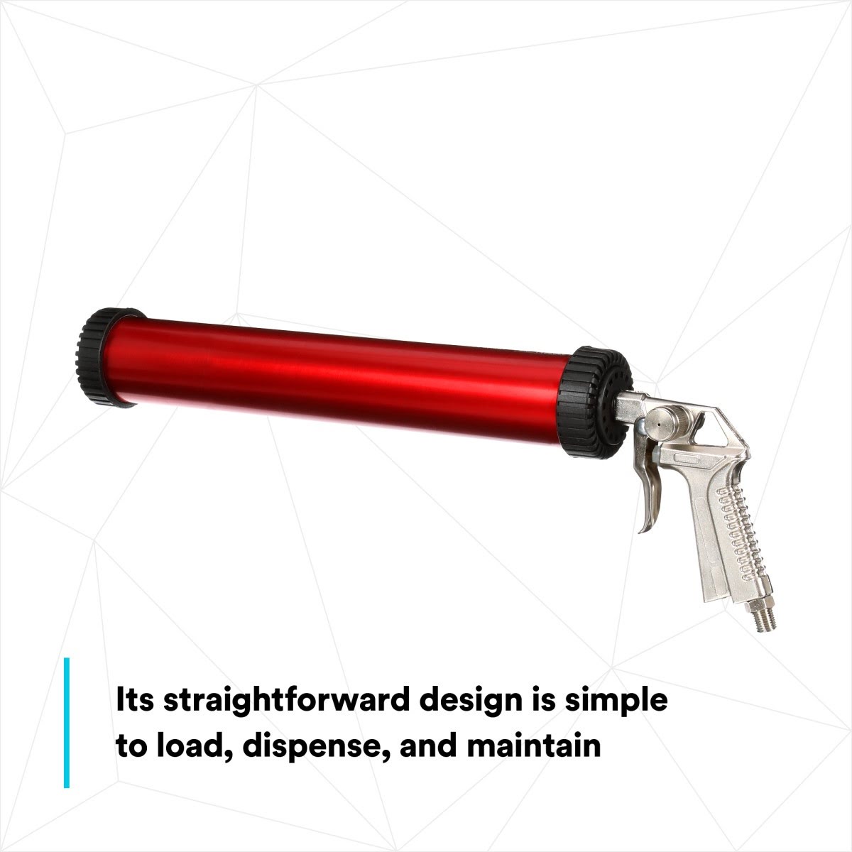 3M 34A Pneumatic Applicator for 310 mL Cartridges or 400 mL Sausage Packs (7100055630) - 4