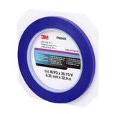 3M 471+ Indigo Vinyl Tape, Fine Line Paint Masking, 1/4 in x 36 yd (7100055835) (12 Pack) - 8