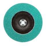 3M 577F Flap Disc, T27, Alumina Zirconia, Dry Wet, 80 Grit, Green, 7 in, 5/8 in-11 Thread (7100055947) (250Pack)