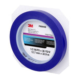 3M 471+ Vinyl Tape 1/2 in x 36 yd Indigo Fine Line Paint Masking Striping Color Separation (7100056217) (12 Pack) - 8