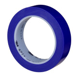3M 471+ Vinyl Tape Indigo 1 in x 36 yd Fine Line Paint Masking Striping Color Separation High-Temperature Stretch (7100057038) (12 Pack) - 2