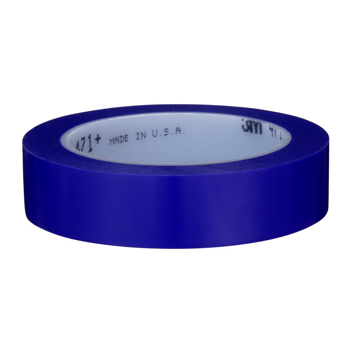 3M 471+ Vinyl Tape Indigo 1 in x 36 yd Fine Line Paint Masking Striping Color Separation High-Temperature Stretch (7100057038) (12 Pack) - 3