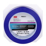 3M 471+ Vinyl Tape Indigo 1 in x 36 yd Fine Line Paint Masking Striping Color Separation High-Temperature Stretch (7100057038) (12 Pack) - 6