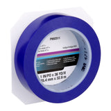 3M 471+ Vinyl Tape Indigo 1 in x 36 yd Fine Line Paint Masking Striping Color Separation High-Temperature Stretch (7100057038) (12 Pack) - 7