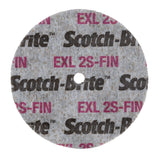 3M XL-UW Scotch-Brite EXL Unitized Wheel, 2S Fine, 3 in x 1/2 in x 3/8 in (7100057099) (20 Pack) - 2