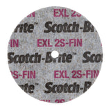 3M XL-UW Scotch-Brite EXL Unitized Wheel, 2S Fine, 3 in x 1/2 in x 3/8 in (7100057099) (20 Pack) - 2
