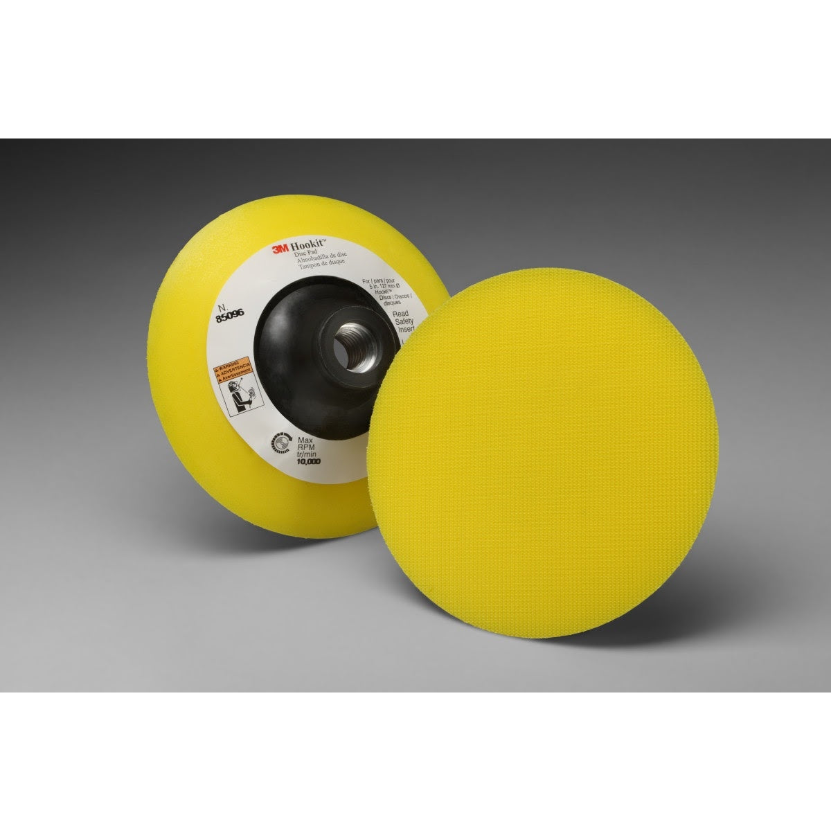 3M 28662 Hookit Disc Pad, 5 in x 1/2 in x 5/8 in-11 Internal (7100057727) (5 Pack)