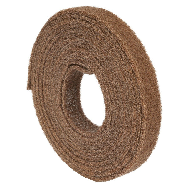 3M CP-RL Scotch-Brite Cut and Polish Roll, A/O Medium, Tan, 1 in x 30 ft (7100062986) (12 Pack)